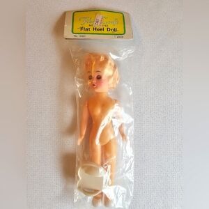 Vintage Fibre-Craft Strawberry Blonde Flat Heel Doll